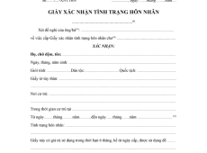 Xin giấy xác nhận độc thân khi đã ly hôn tại tòa ?